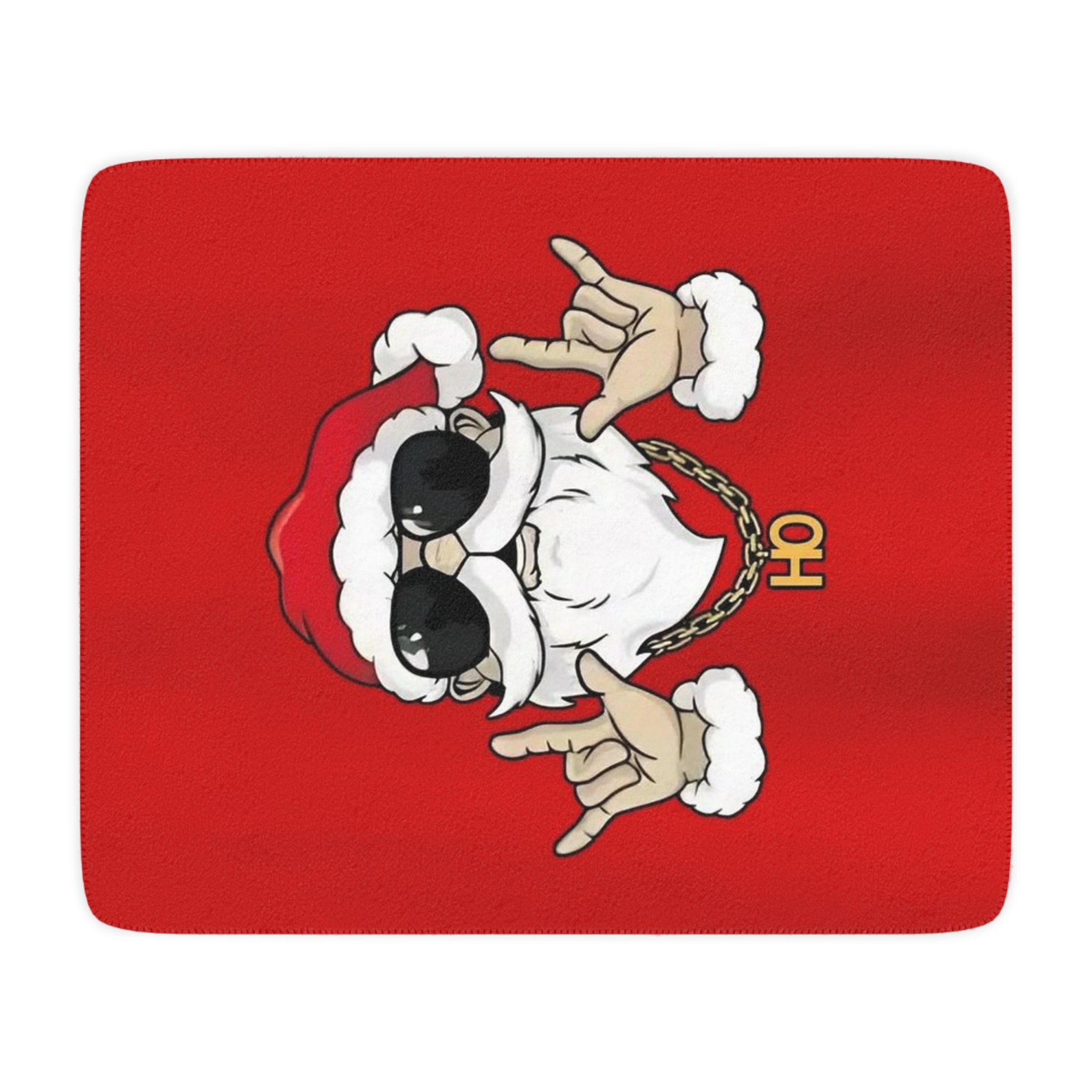 Cool Santa Sherpa Blanket