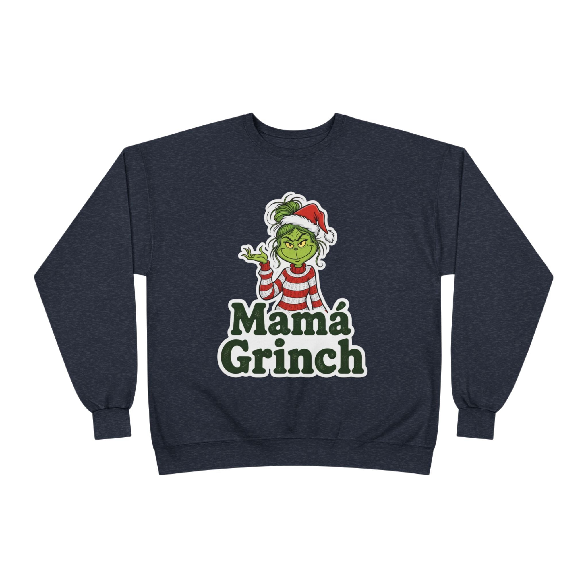 Mamá Grinch Eco-Friendly Crewneck Sweatshirt