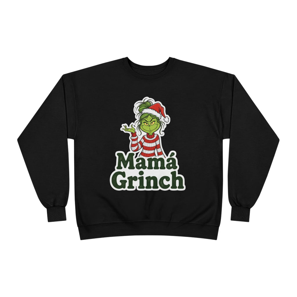 Mamá Grinch Eco-Friendly Crewneck Sweatshirt