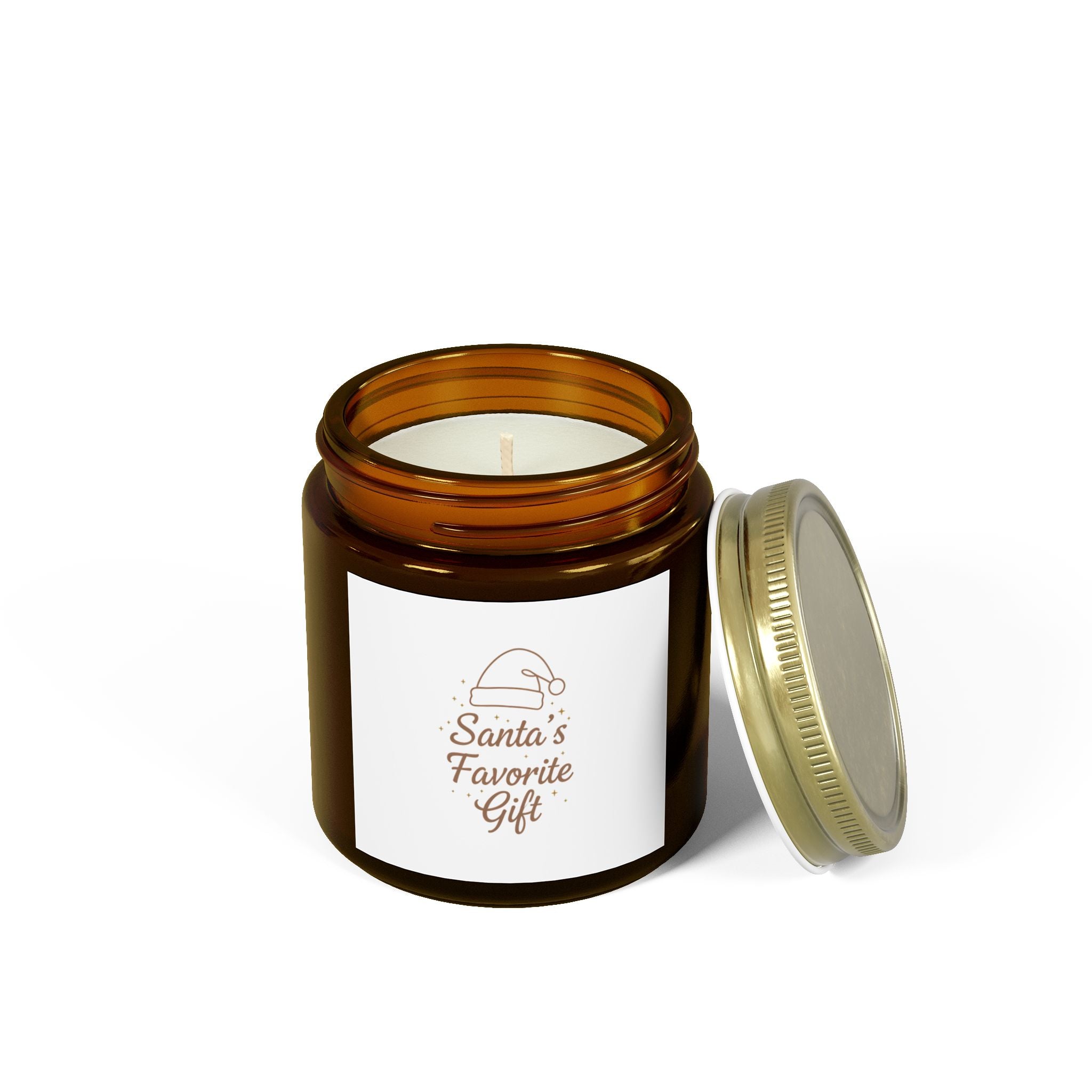 Santa's Favorite Scented Candle - Coconut Apricot Wax (4oz & 9oz)
