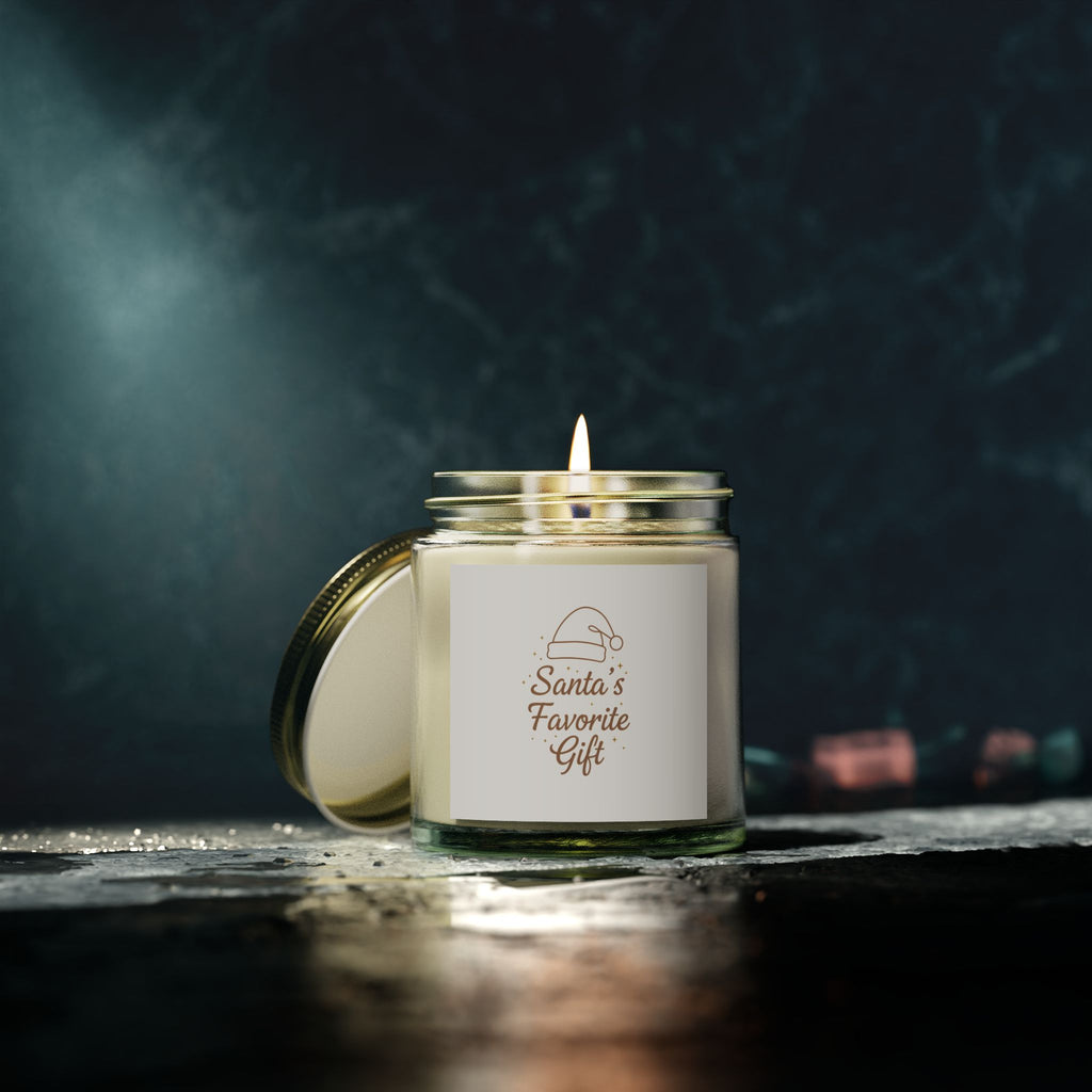 Santa's Favorite Scented Candle - Coconut Apricot Wax (4oz & 9oz)