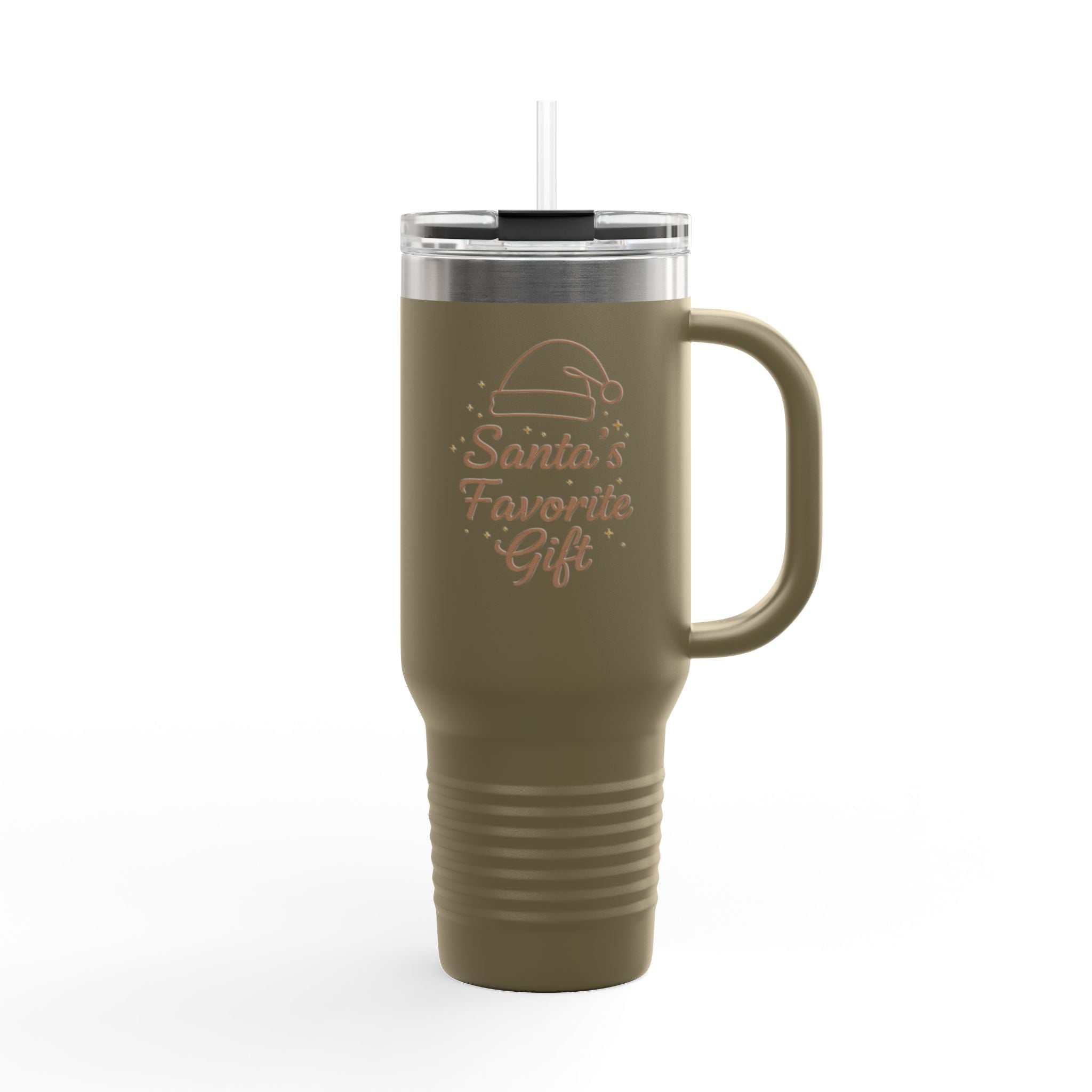 Santa's Favorite Gift Insulated Travel Mug 40oz