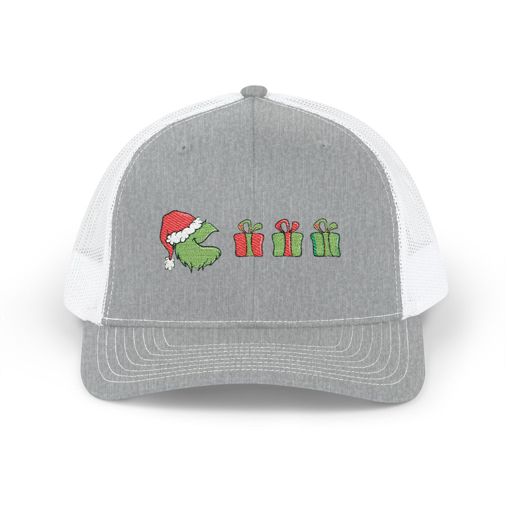 Festive Embroidered Snapback Trucker Cap - Christmas Style
