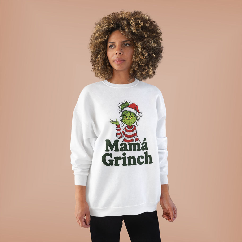 Mamá Grinch Eco-Friendly Crewneck Sweatshirt