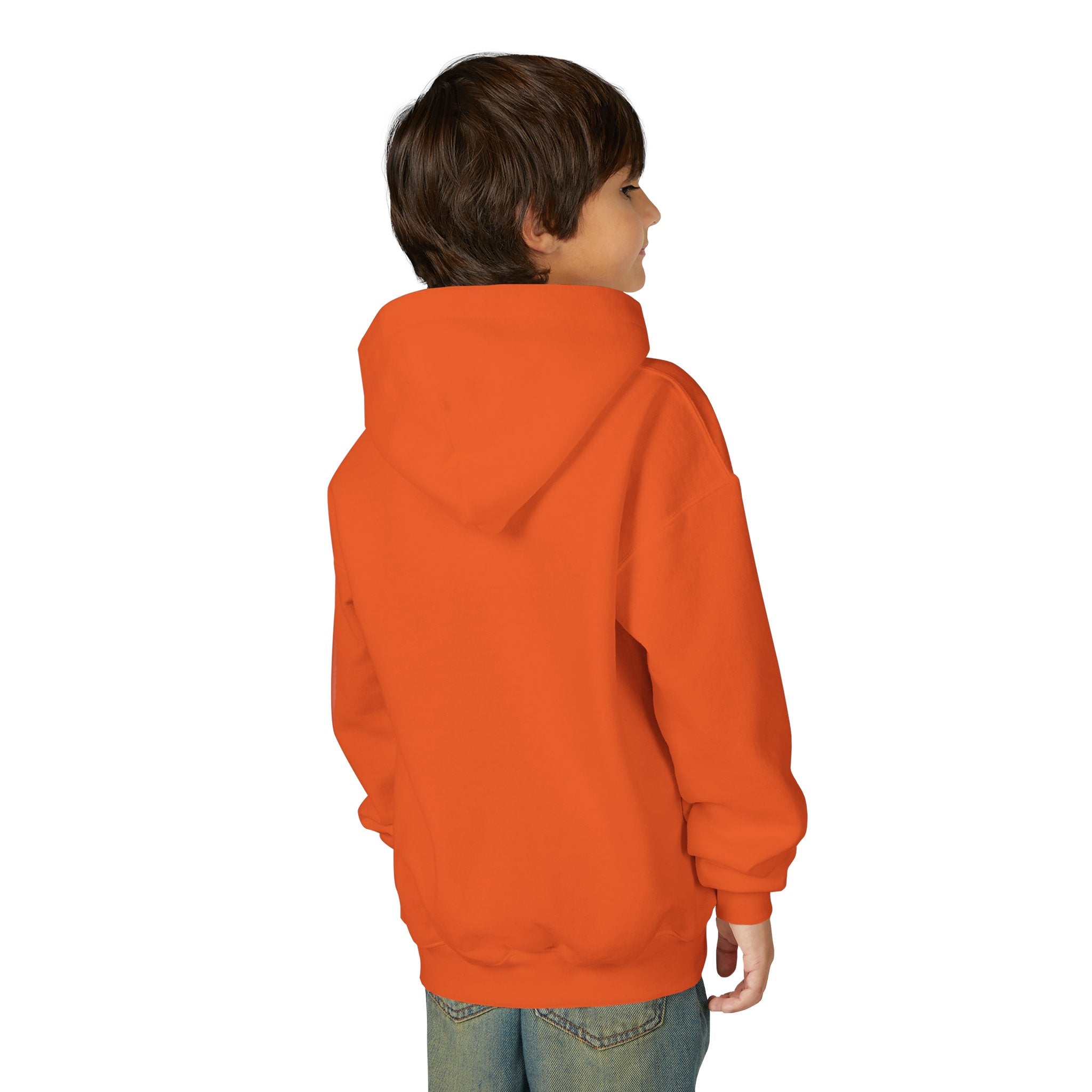 Reindeer Youth Hoodie - Festive Heavy Blend Sweatshirt for Kids