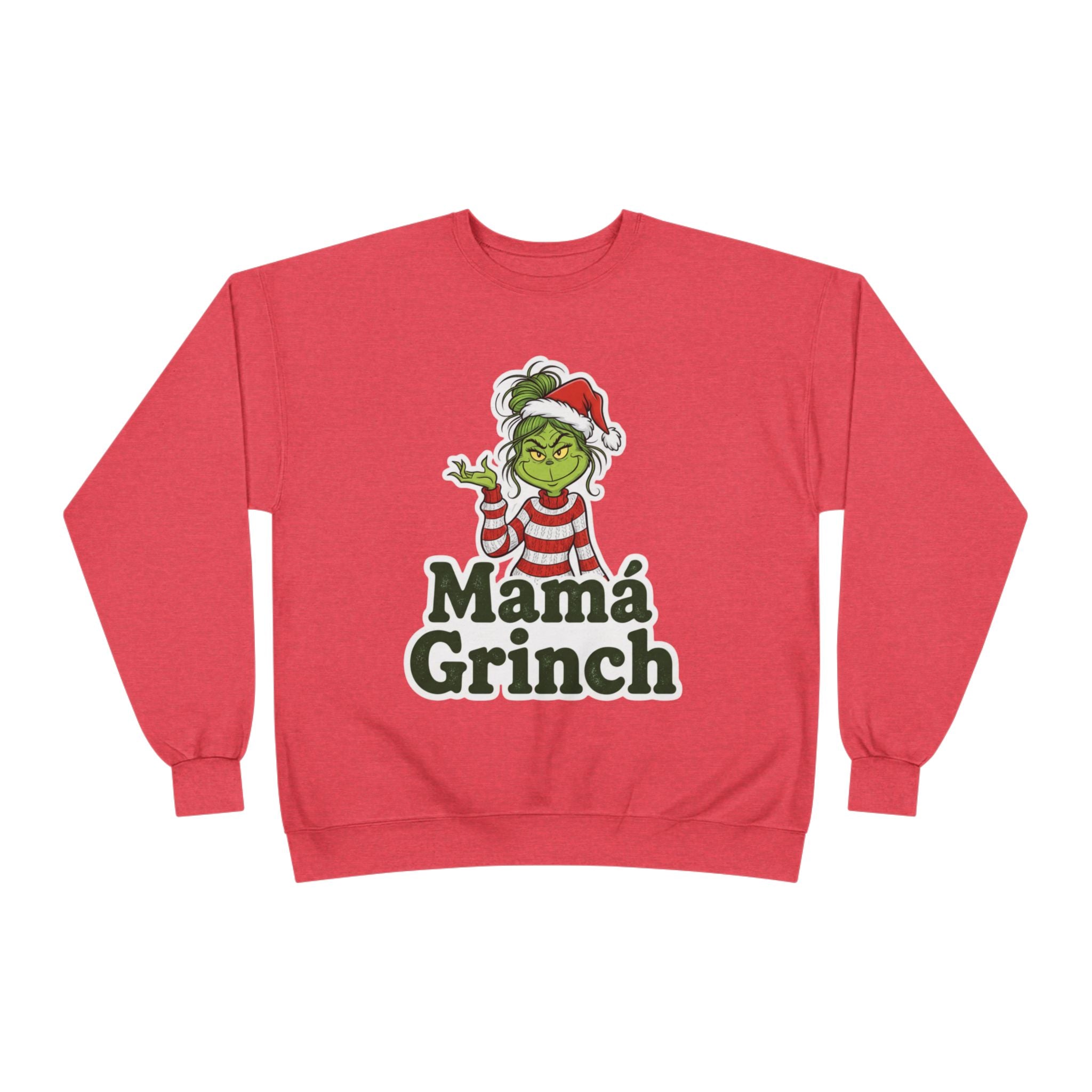 Mamá Grinch Eco-Friendly Crewneck Sweatshirt