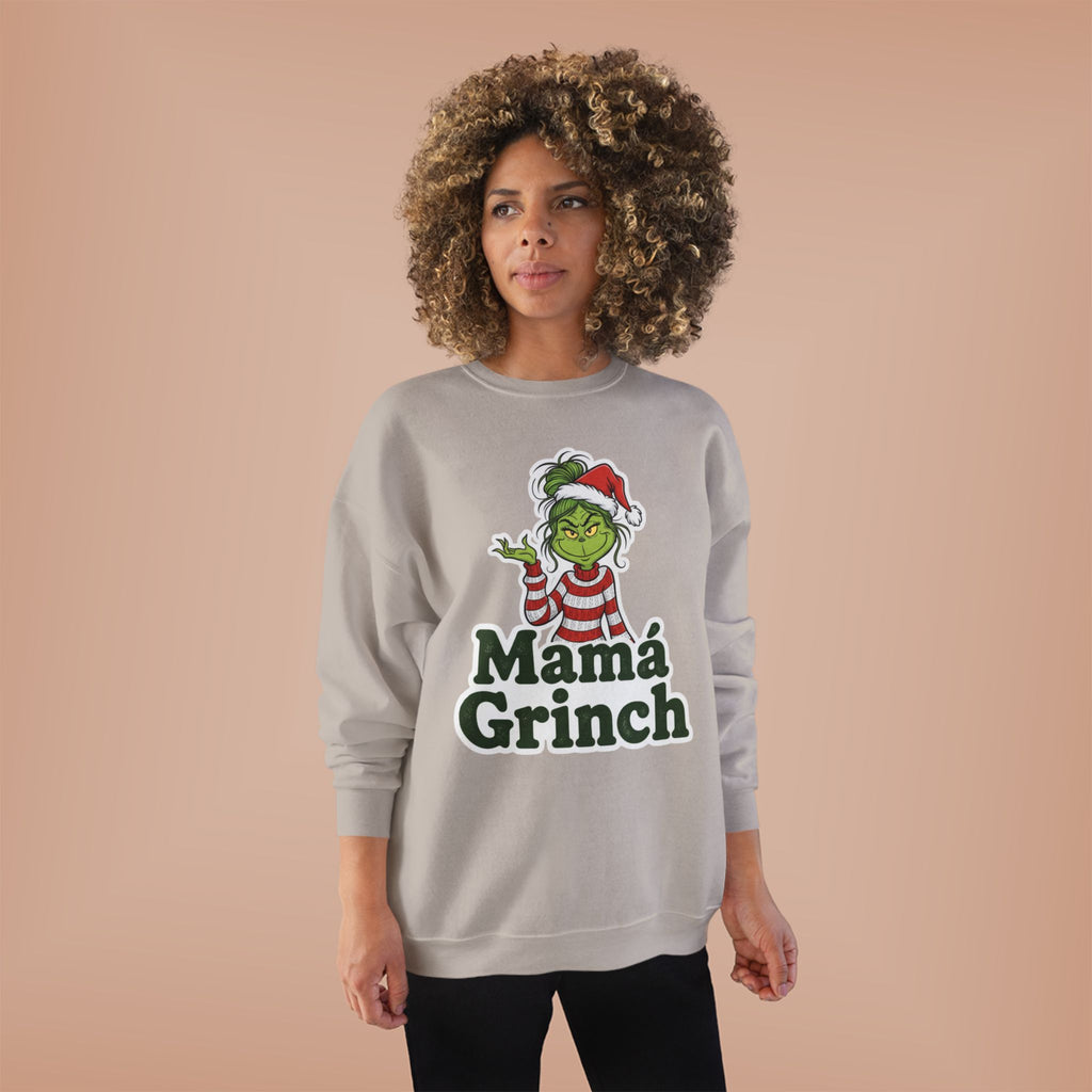Mamá Grinch Eco-Friendly Crewneck Sweatshirt
