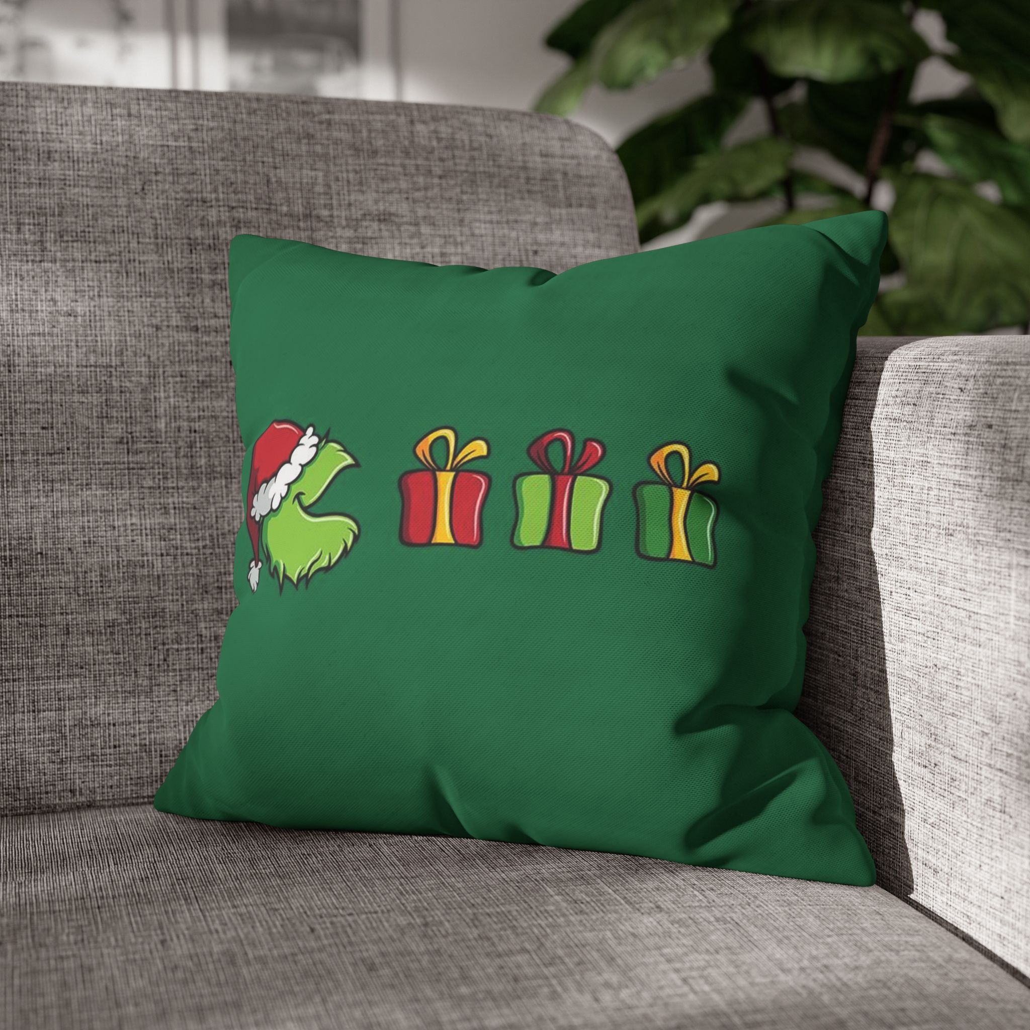 Christmas Grinch Pillowcase Decoration