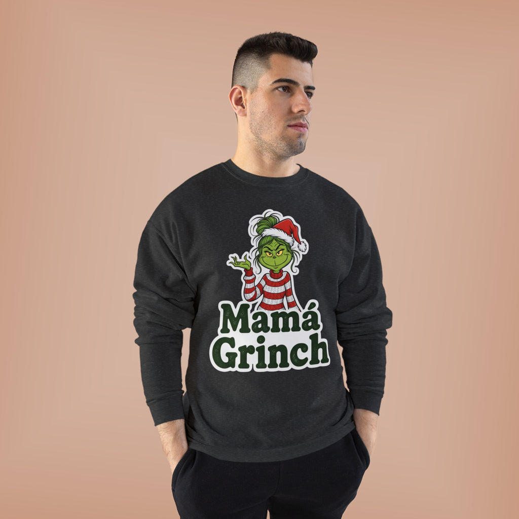 Mamá Grinch Eco-Friendly Crewneck Sweatshirt