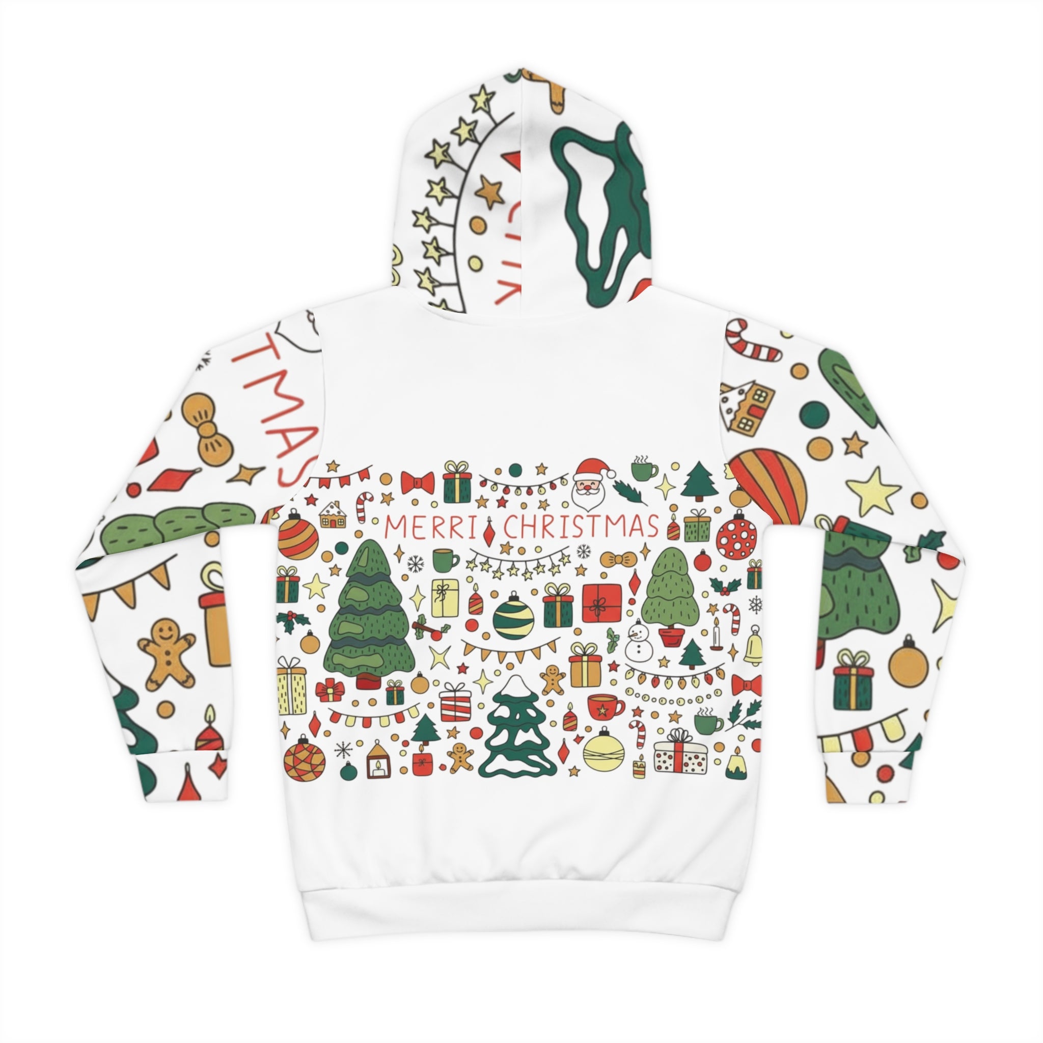 Festive Children's Hoodie - Merry Grinch Design
