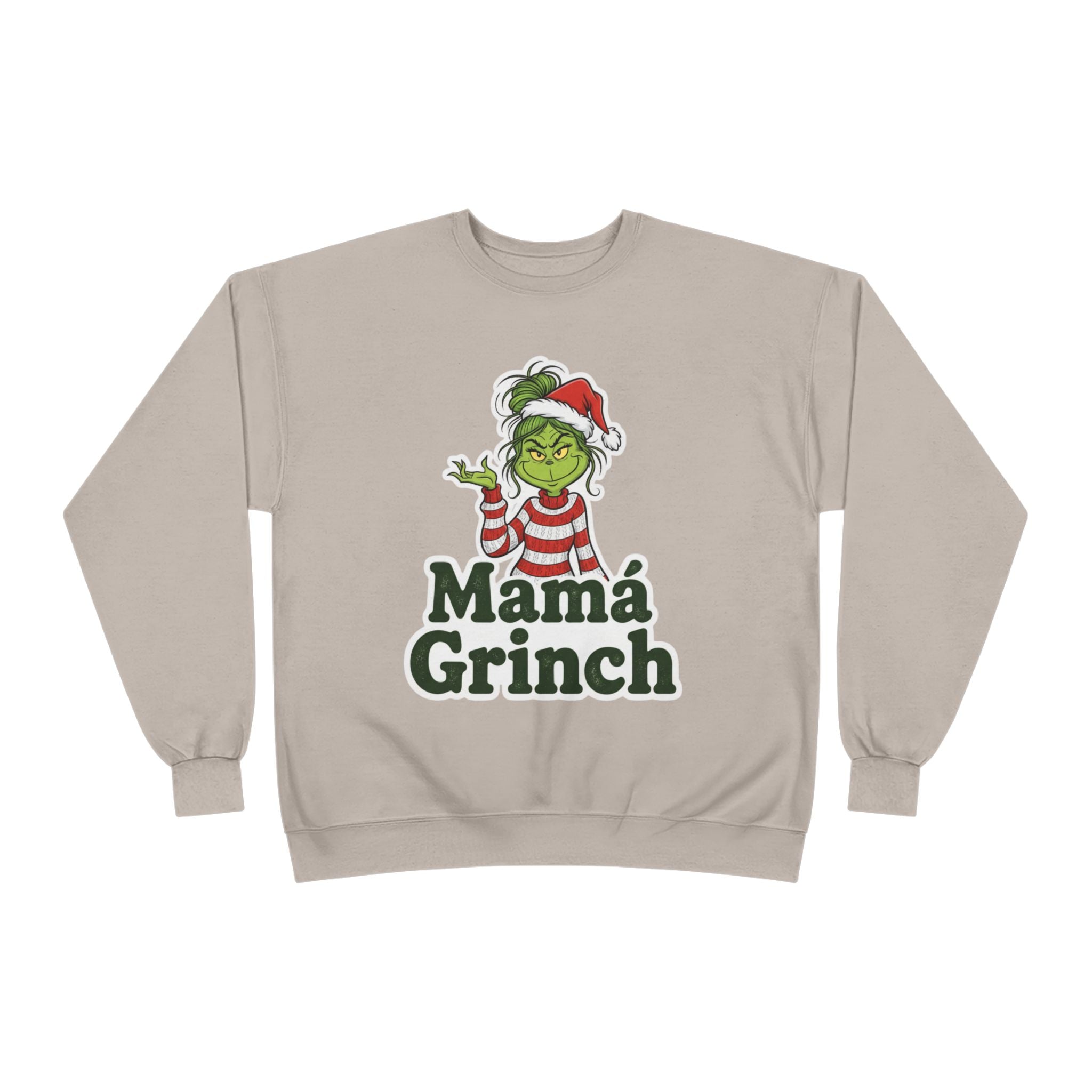 Mamá Grinch Eco-Friendly Crewneck Sweatshirt
