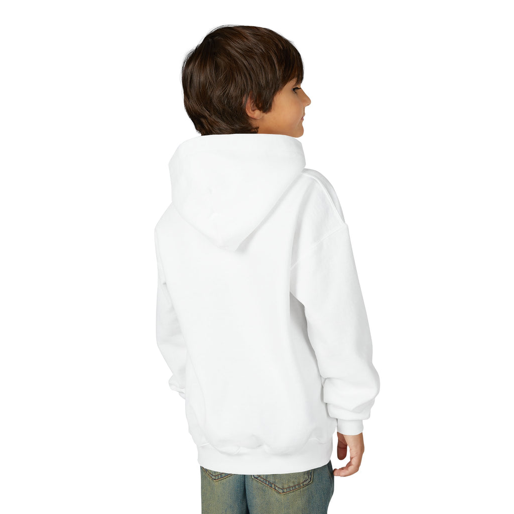 Reindeer Youth Hoodie - Festive Heavy Blend Sweatshirt for Kids