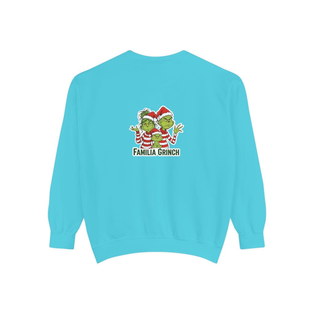Grinchy Papá Sweatshirt – Unisex Cozy Holiday Wear