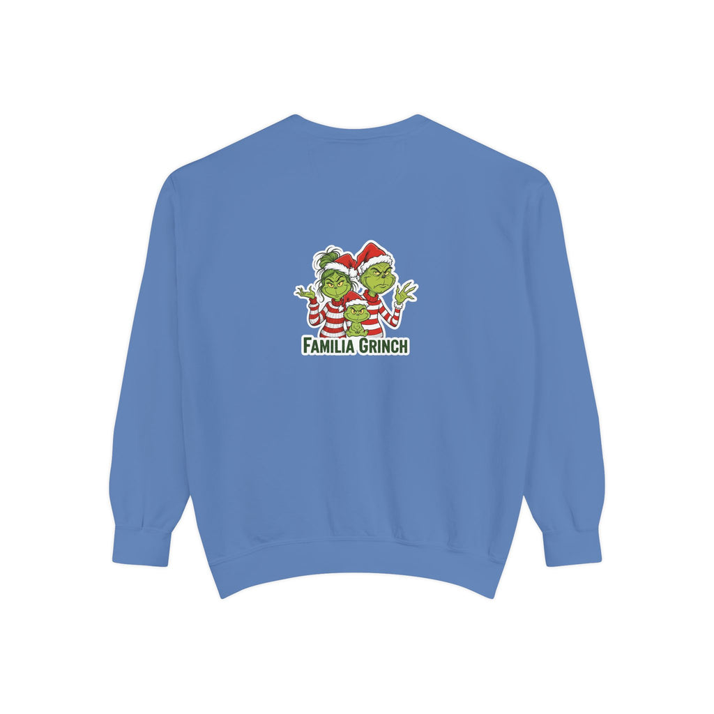 Grinchy Papá Sweatshirt – Unisex Cozy Holiday Wear