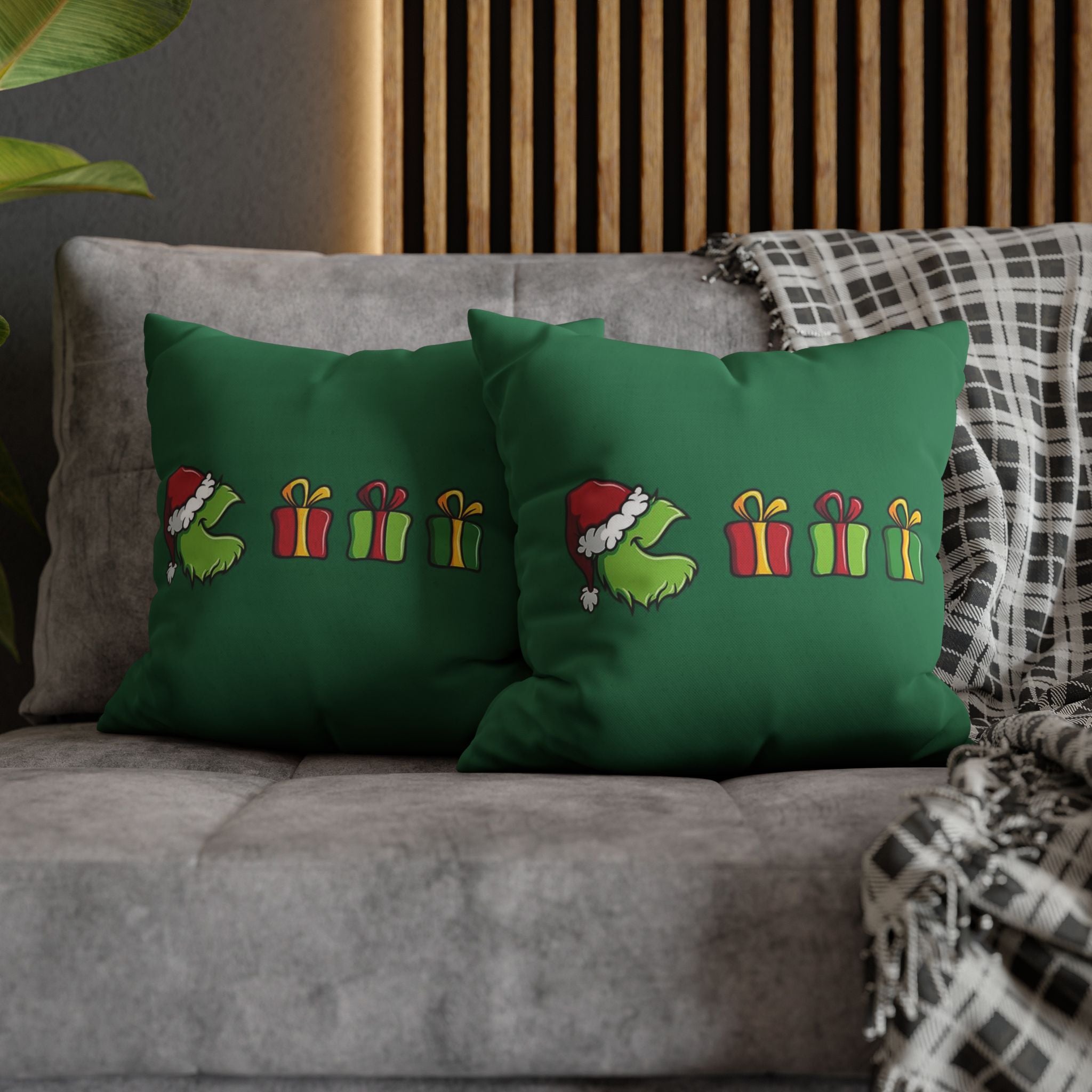 Christmas Grinch Pillowcase Decoration