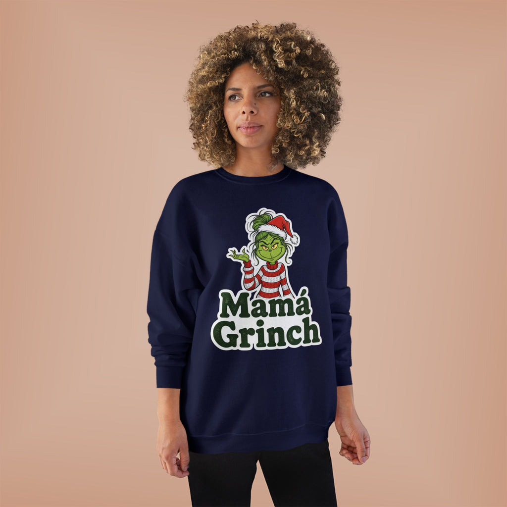 Mamá Grinch Eco-Friendly Crewneck Sweatshirt