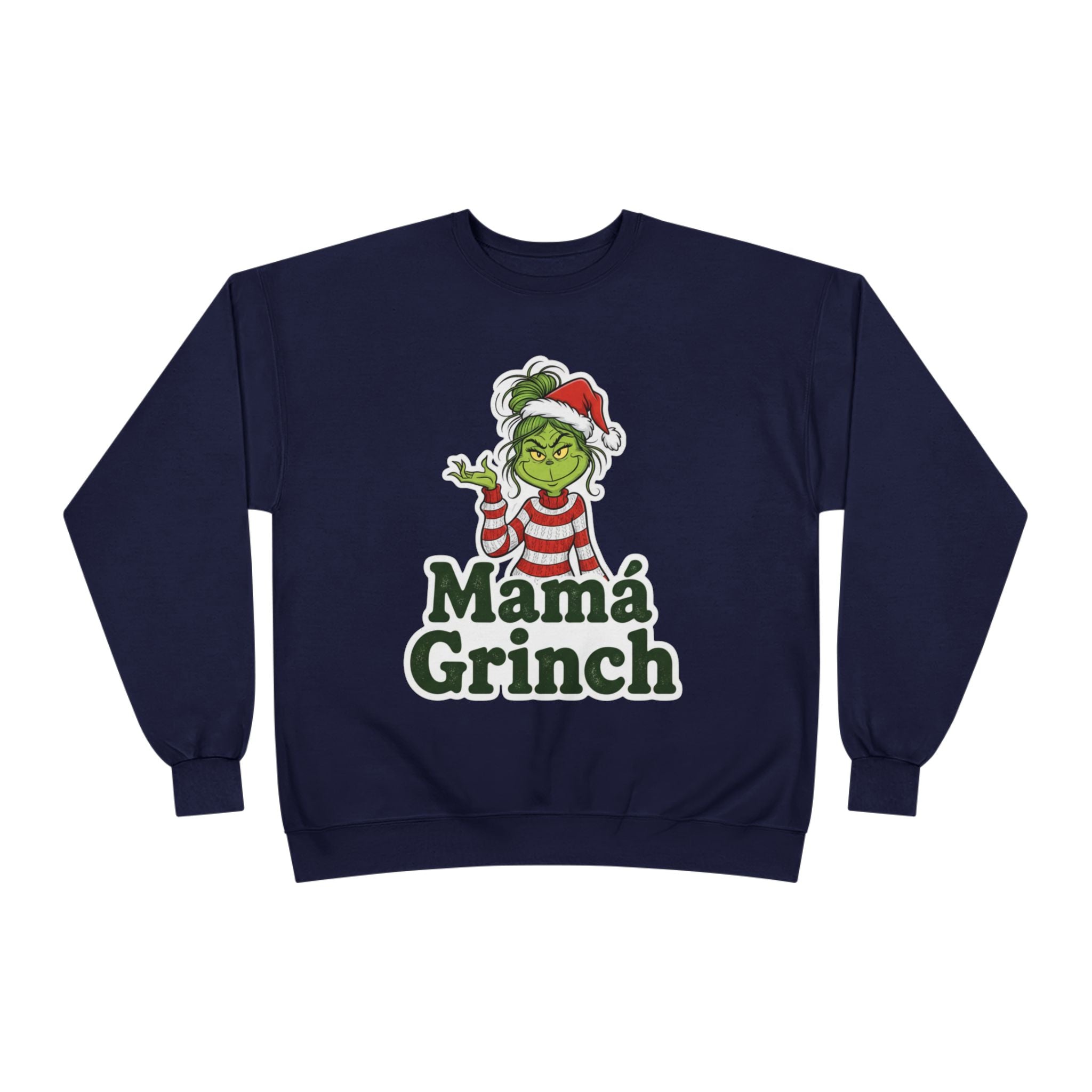 Mamá Grinch Eco-Friendly Crewneck Sweatshirt