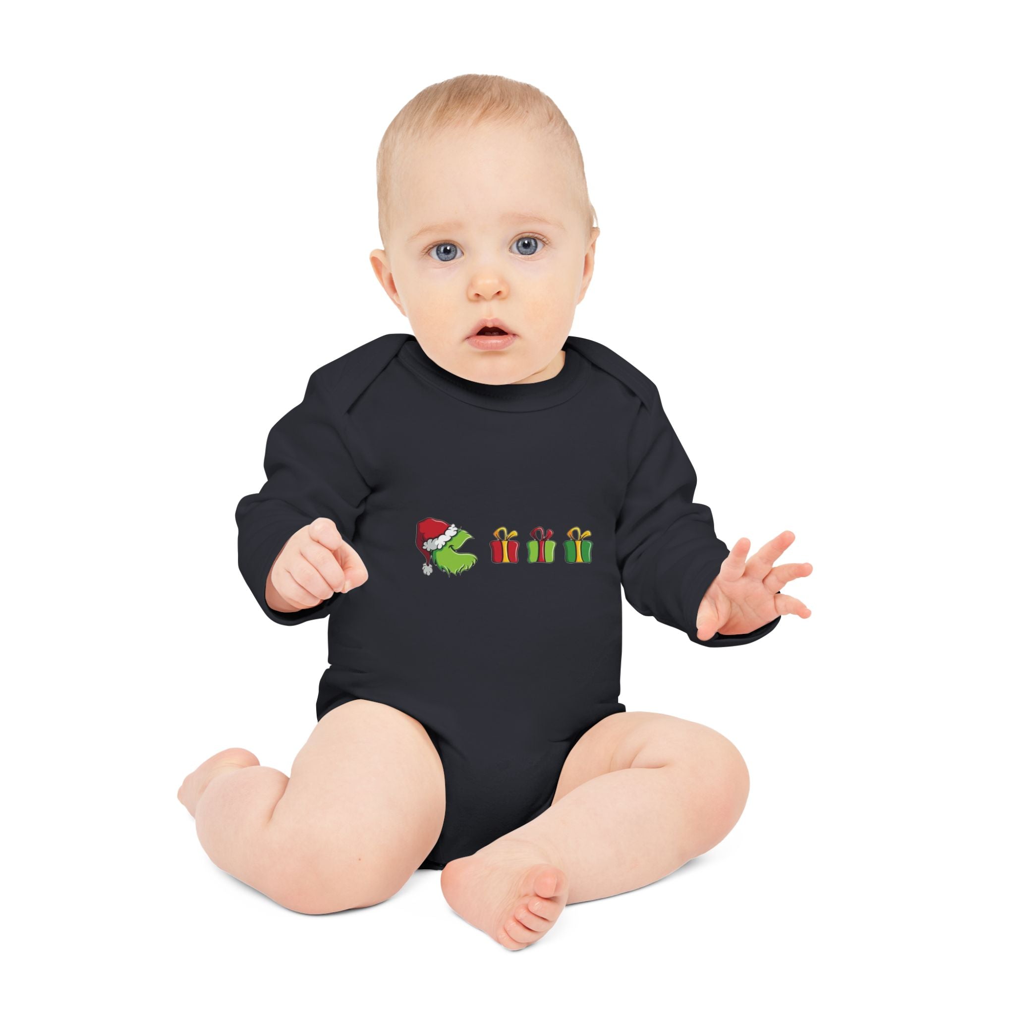 Grinch Christmas Baby Bodysuit