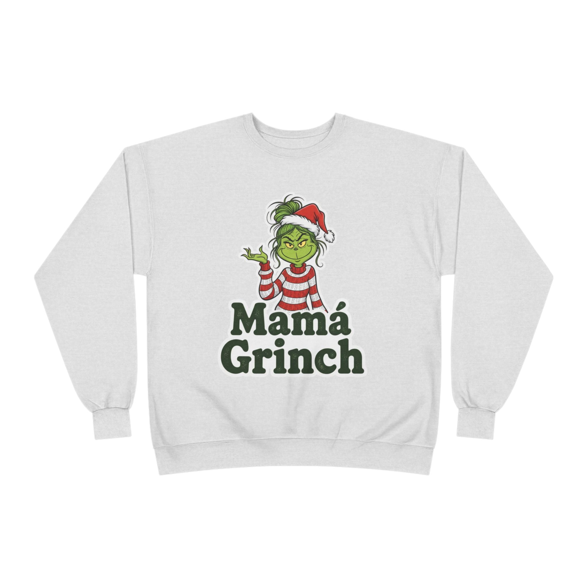 Mamá Grinch Eco-Friendly Crewneck Sweatshirt