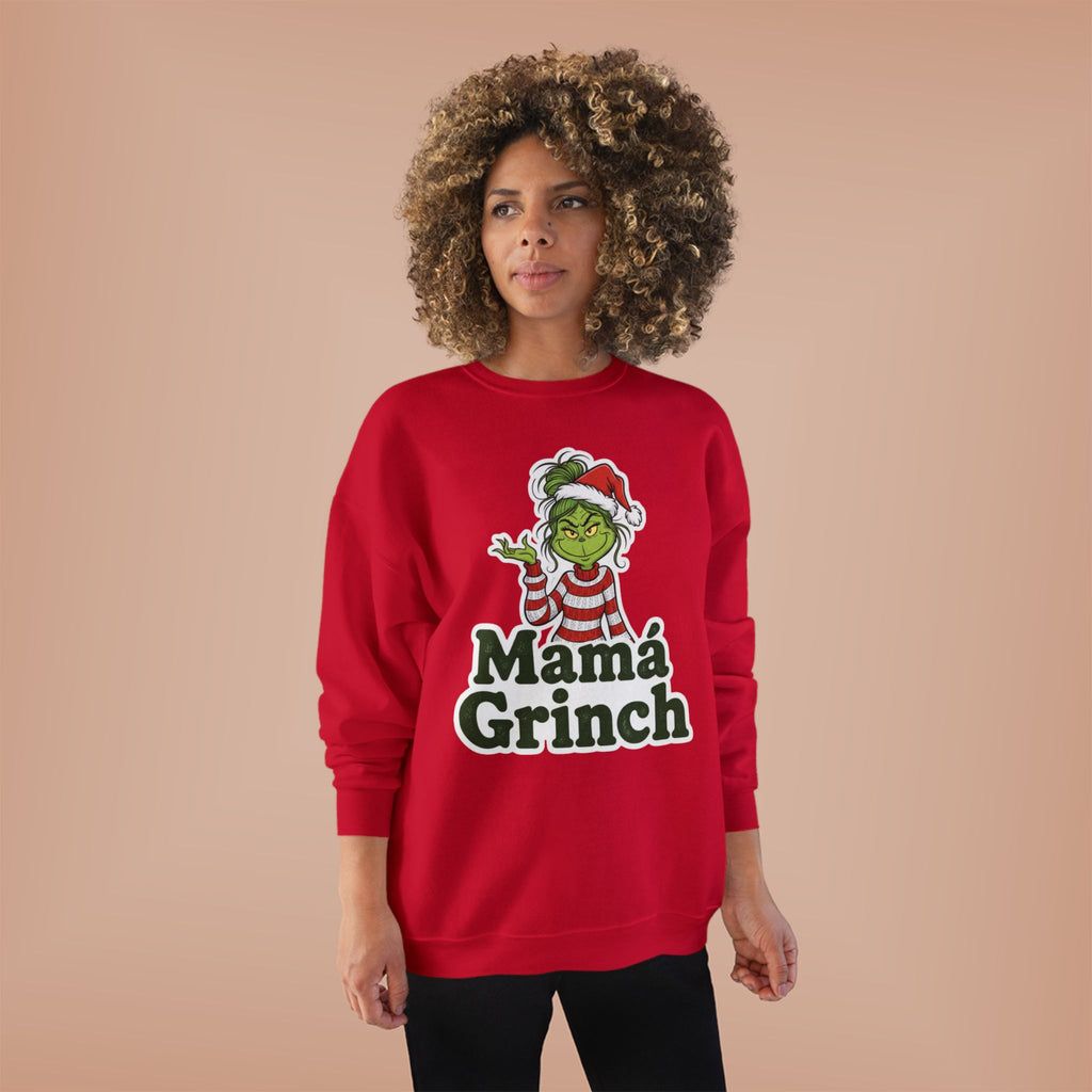 Mamá Grinch Eco-Friendly Crewneck Sweatshirt