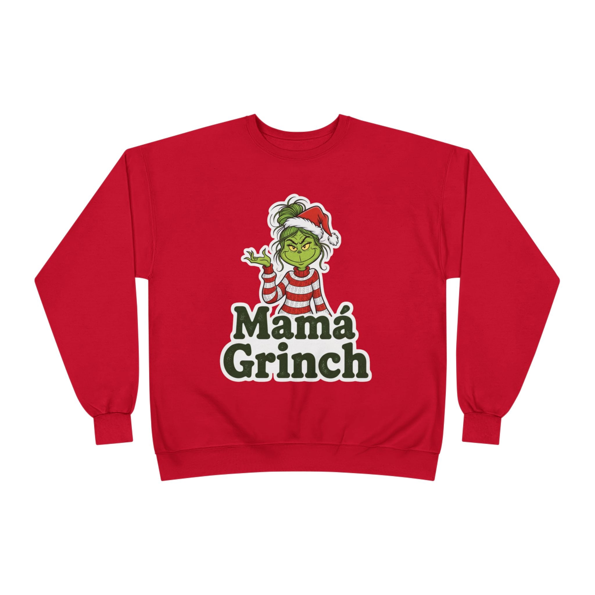 Mamá Grinch Eco-Friendly Crewneck Sweatshirt