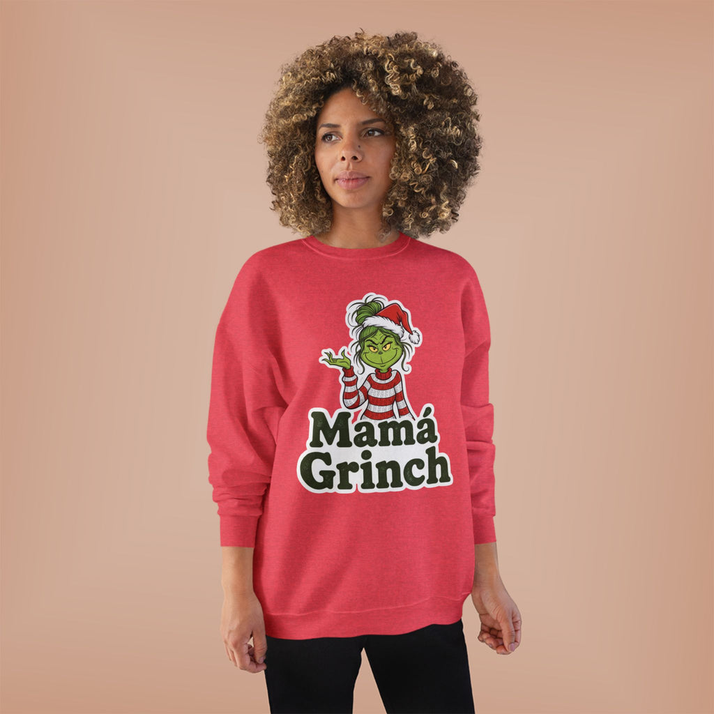 Mamá Grinch Eco-Friendly Crewneck Sweatshirt