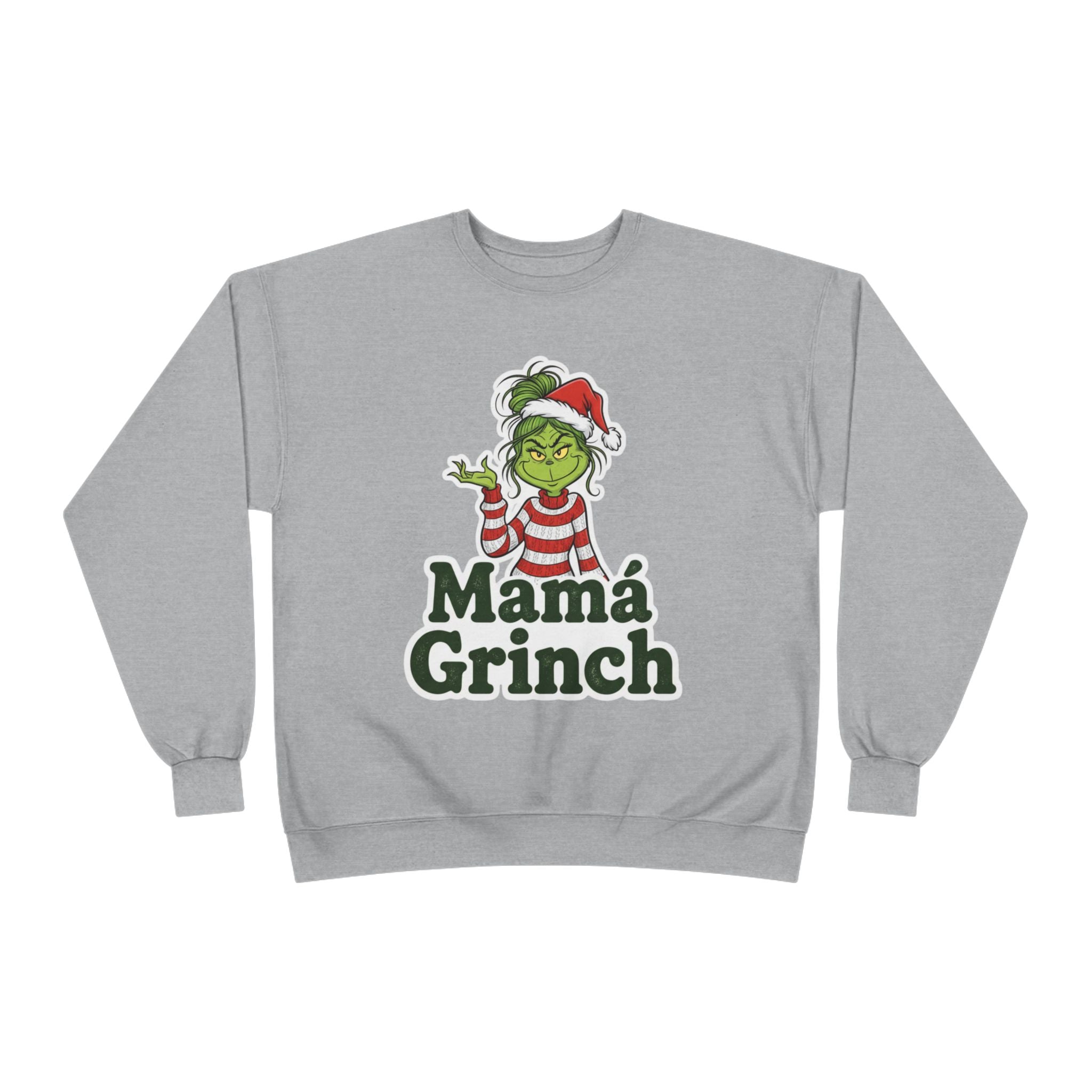 Mamá Grinch Eco-Friendly Crewneck Sweatshirt