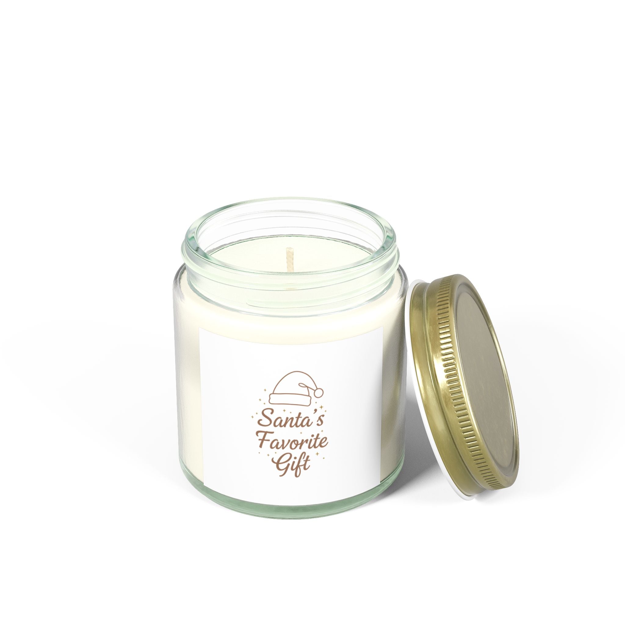 Santa's Favorite Scented Candle - Coconut Apricot Wax (4oz & 9oz)