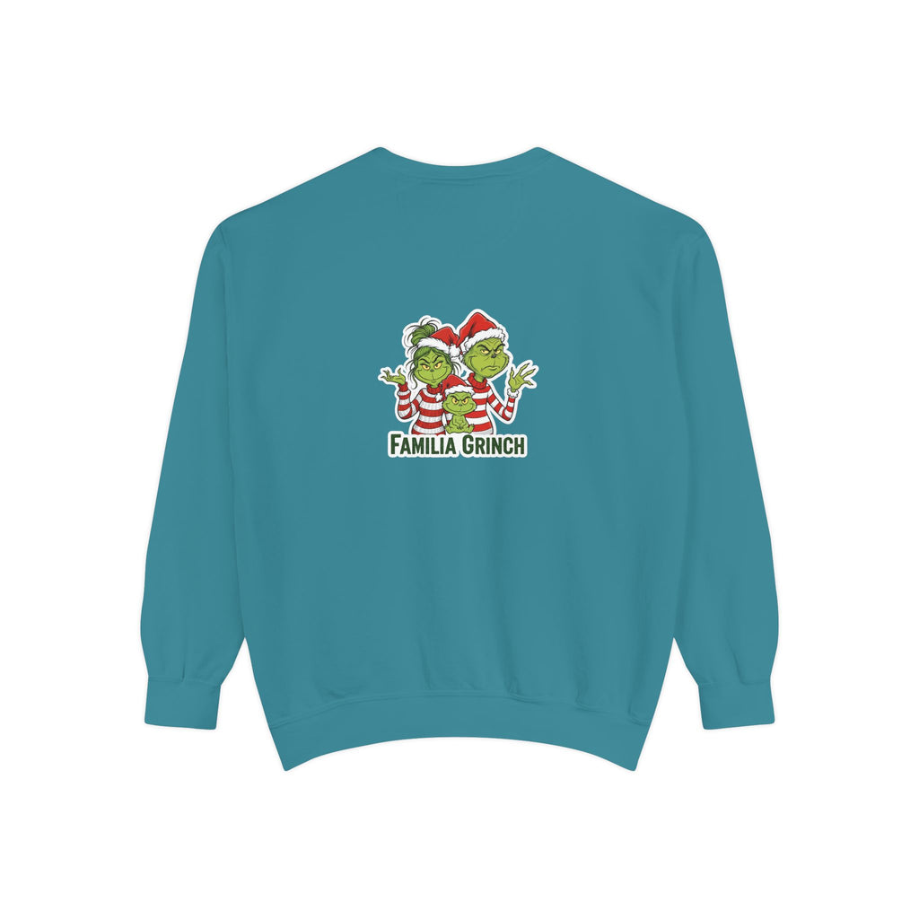 Grinchy Papá Sweatshirt – Unisex Cozy Holiday Wear