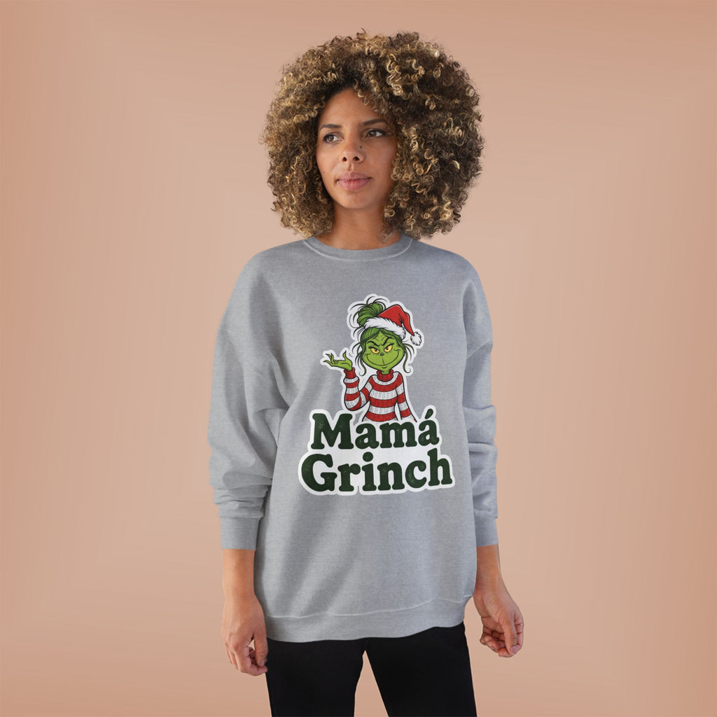 Mamá Grinch Eco-Friendly Crewneck Sweatshirt