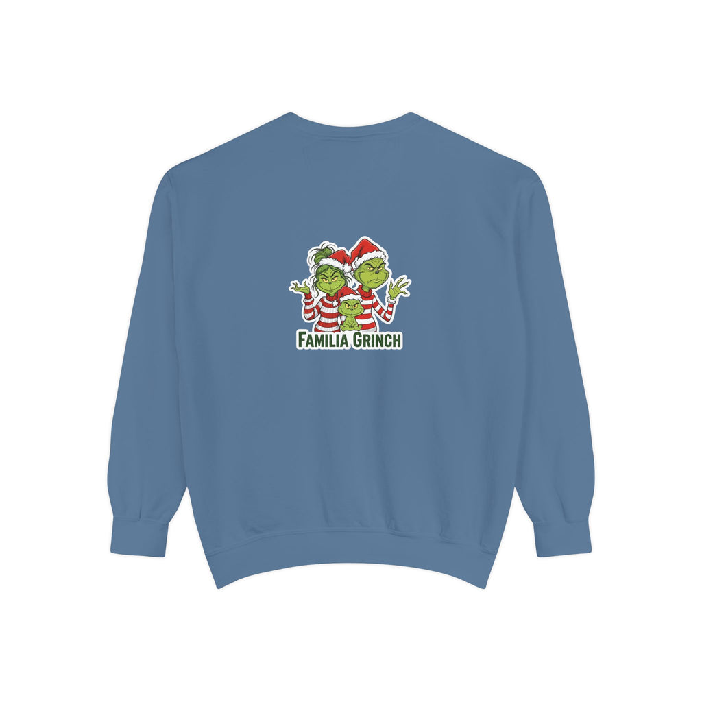 Grinchy Papá Sweatshirt – Unisex Cozy Holiday Wear