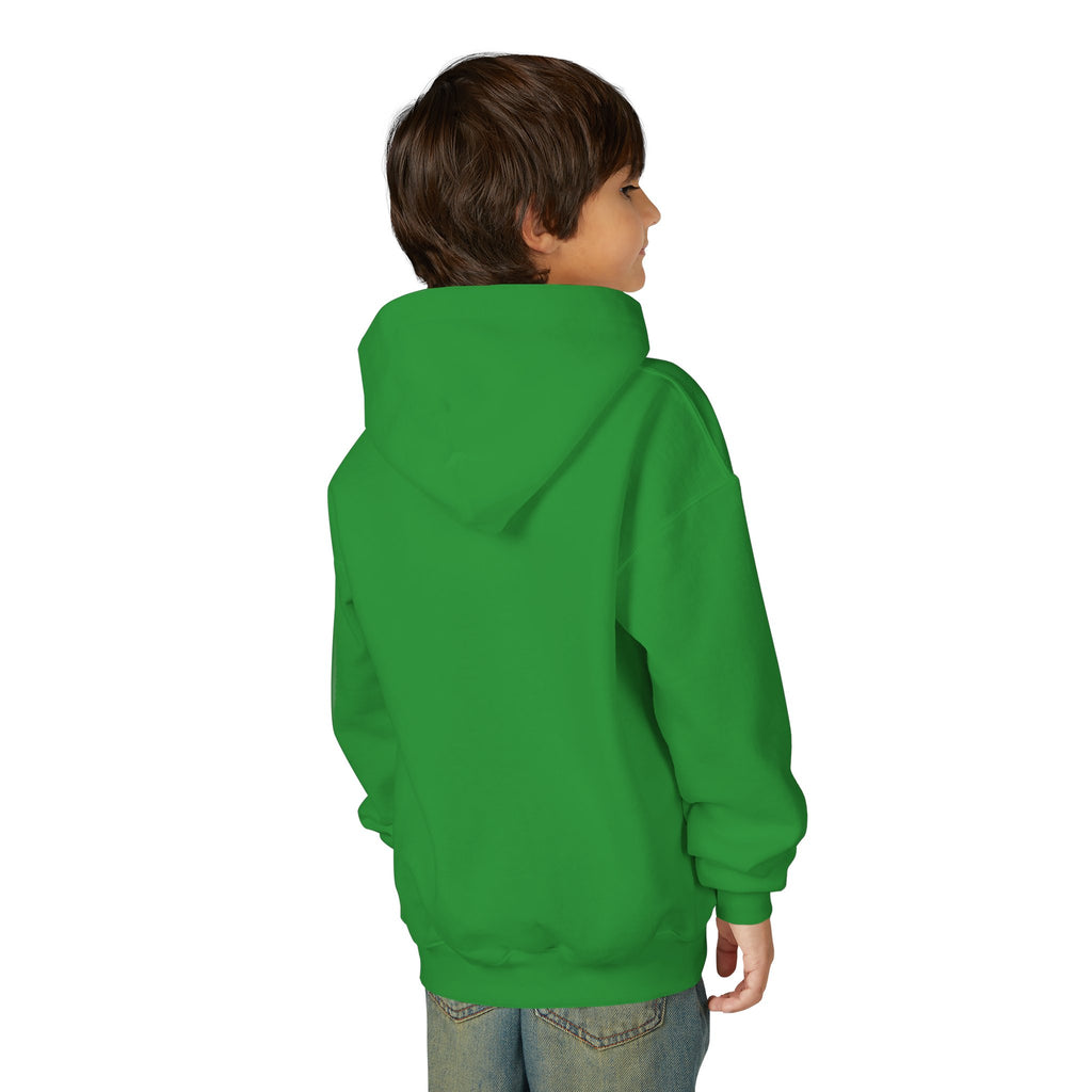 Reindeer Youth Hoodie - Festive Heavy Blend Sweatshirt for Kids